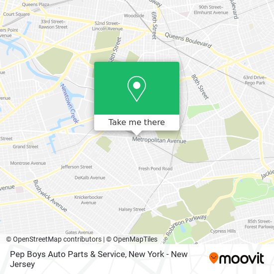 Pep Boys Auto Parts & Service map