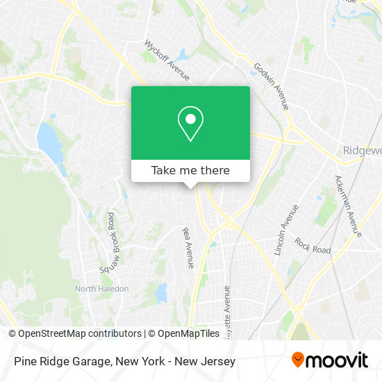 Mapa de Pine Ridge Garage