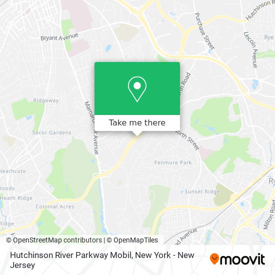 Hutchinson River Parkway Mobil map