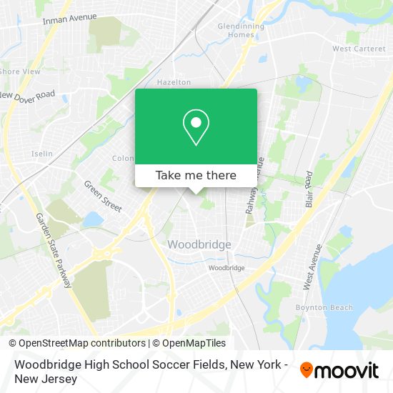 Mapa de Woodbridge High School Soccer Fields