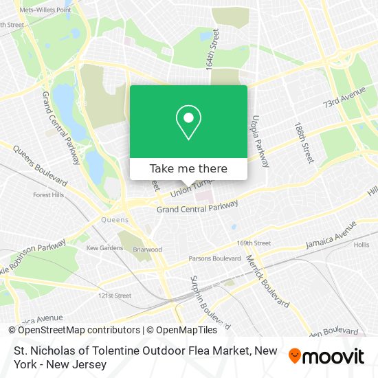 St. Nicholas of Tolentine Outdoor Flea Market map