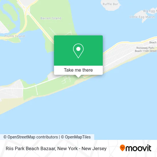 Riis Park Beach Bazaar map