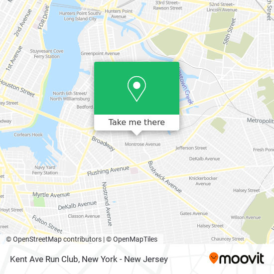 Mapa de Kent Ave Run Club