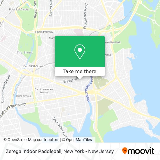 Zerega Indoor Paddleball map