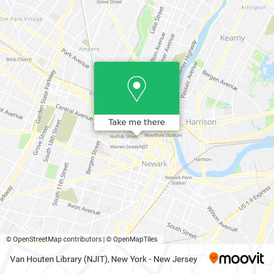 Van Houten Library (NJIT) map
