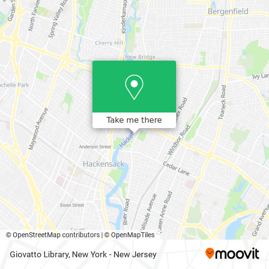 Giovatto Library map