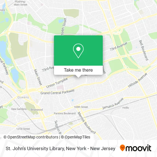 St. John's University Library map