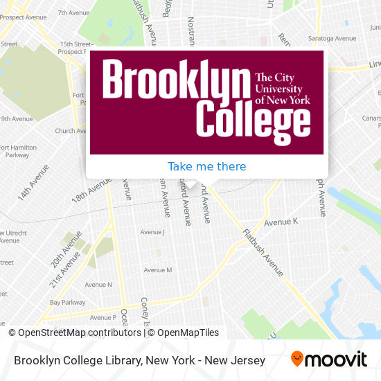 Brooklyn College Library map