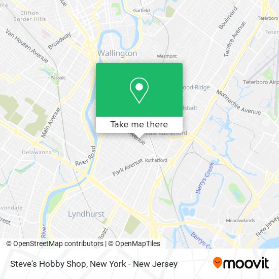 Steve's Hobby Shop map