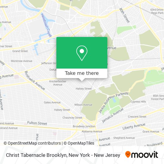 Mapa de Christ Tabernacle Brooklyn