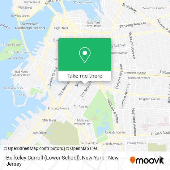 Berkeley Carroll (Lower School) map