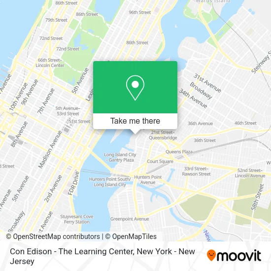 Con Edison - The Learning Center map