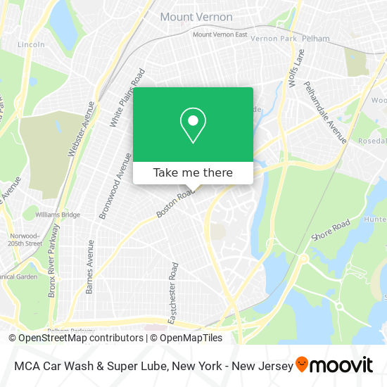 MCA Car Wash & Super Lube map