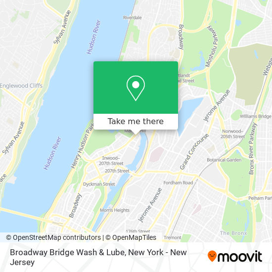 Mapa de Broadway Bridge Wash & Lube