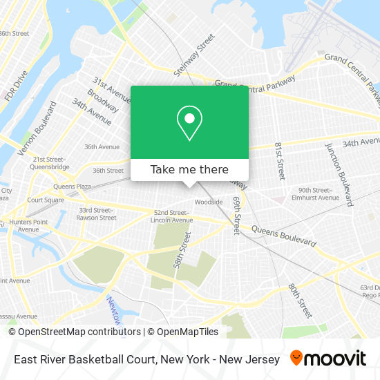 Mapa de East River Basketball Court