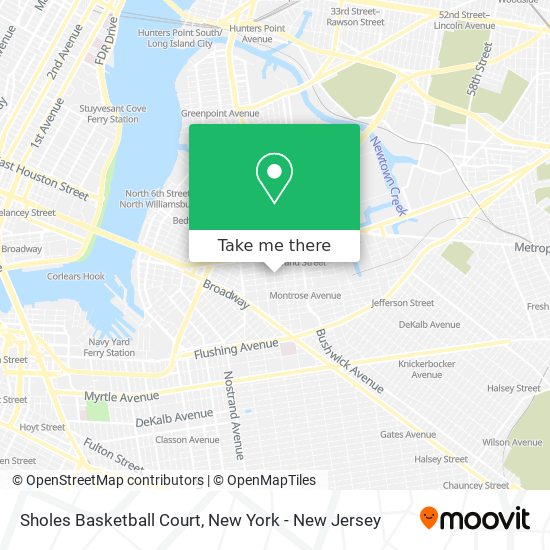 Mapa de Sholes Basketball Court