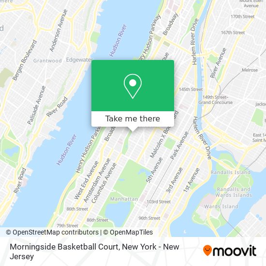 Mapa de Morningside Basketball Court