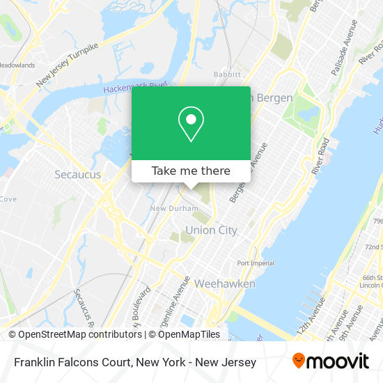 Mapa de Franklin Falcons Court