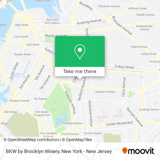 BKW by Brooklyn Winery map