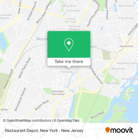 Restaurant Depot map