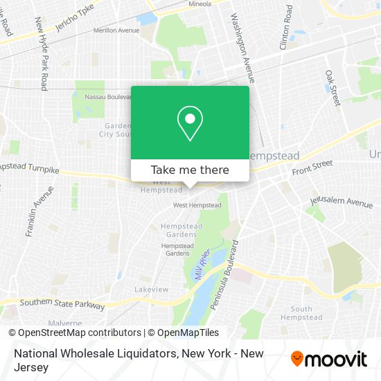 Mapa de National Wholesale Liquidators