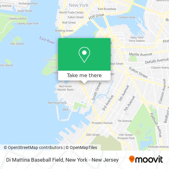 Mapa de Di Mattina Baseball Field