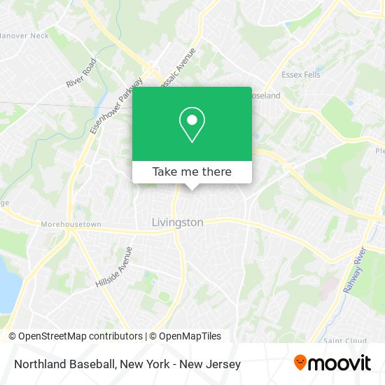 Mapa de Northland Baseball