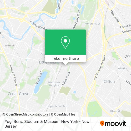 Mapa de Yogi Berra Stadium & Museum