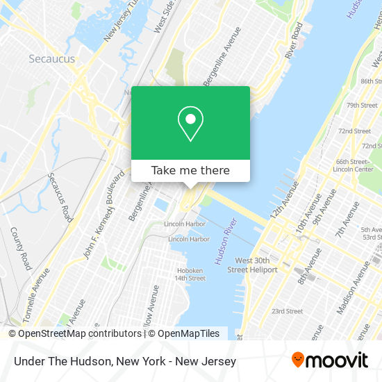 Under The Hudson map