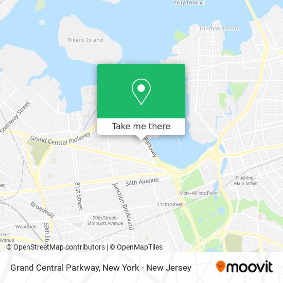 Mapa de Grand Central Parkway