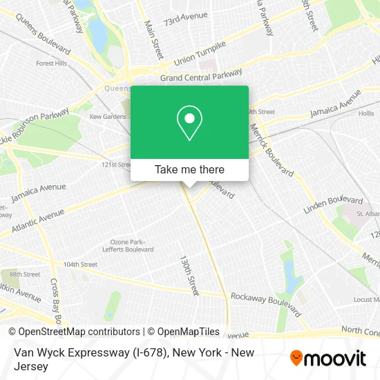 Van Wyck Expressway (I-678) map