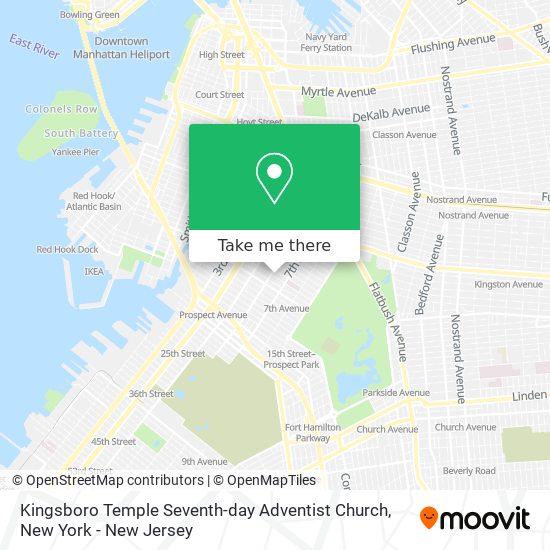 Kingsboro Temple Seventh-day Adventist Church map