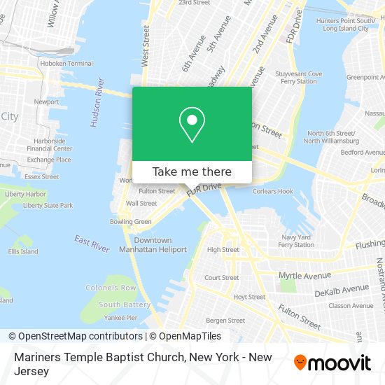 Mariners Temple Baptist Church map