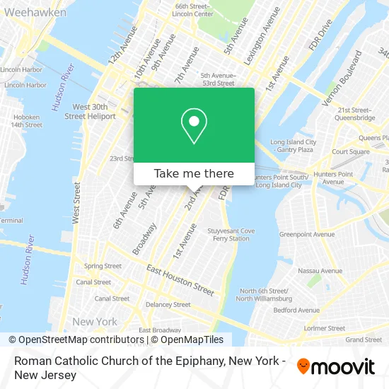 Roman Catholic Church of the Epiphany map