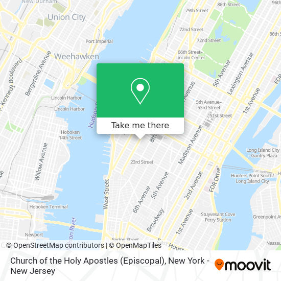 Church of the Holy Apostles (Episcopal) map