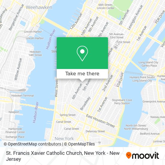 Mapa de St. Francis Xavier Catholic Church