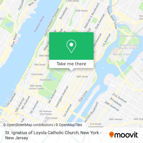 Mapa de St. Ignatius of Loyola Catholic Church