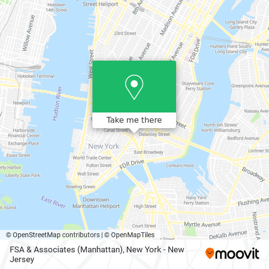 Mapa de FSA & Associates (Manhattan)