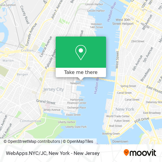 Mapa de WebApps.NYC/JC