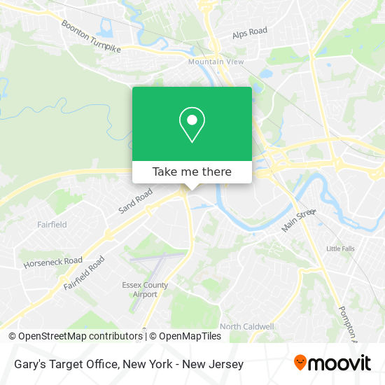 Gary's Target Office map