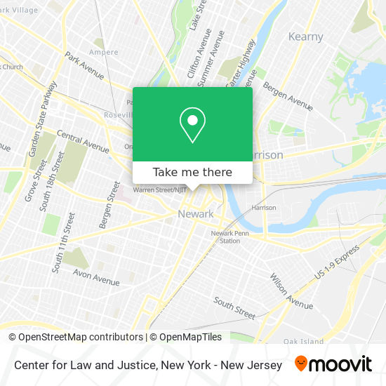 Mapa de Center for Law and Justice