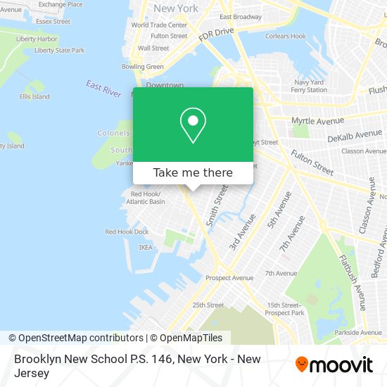 Mapa de Brooklyn New School P.S. 146