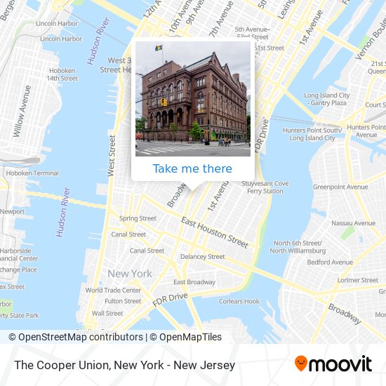The Cooper Union map