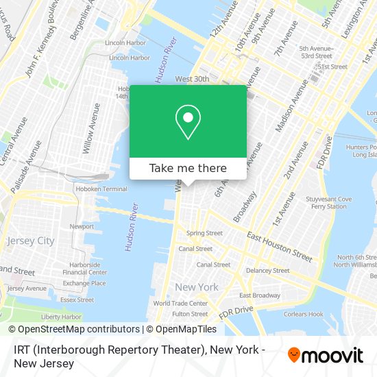 Mapa de IRT (Interborough Repertory Theater)