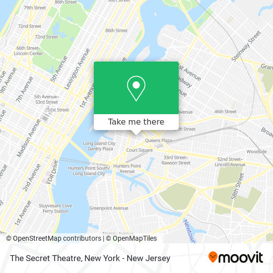 Mapa de The Secret Theatre