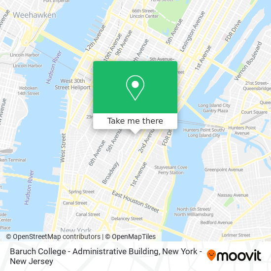 Baruch College - Administrative Building map