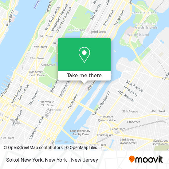 Sokol New York map