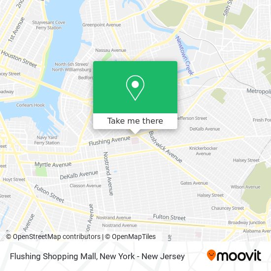Mapa de Flushing Shopping Mall