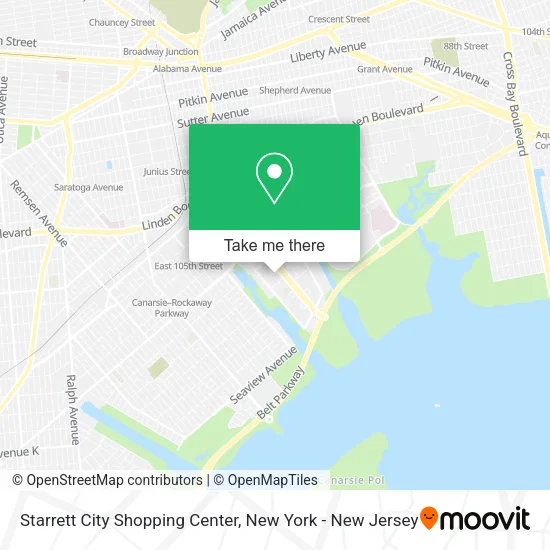 Starrett City Shopping Center map