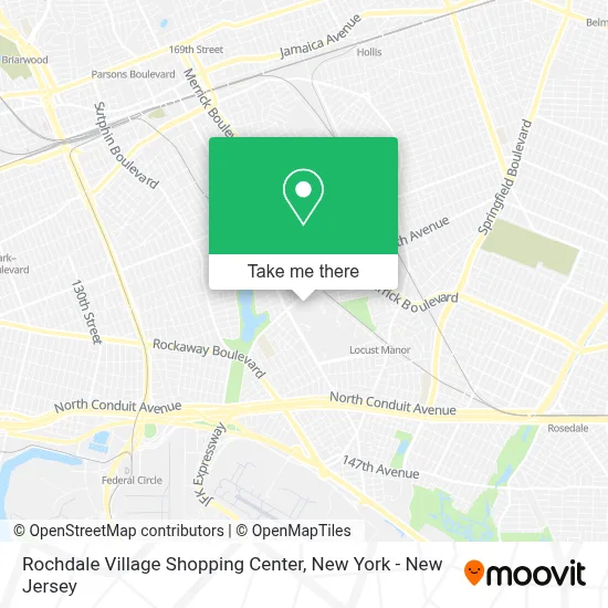 Rochdale Village Shopping Center map